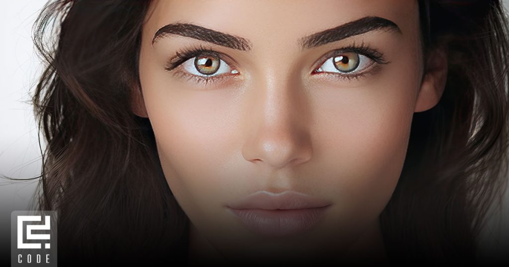 مدل ابرو پهن و صاف